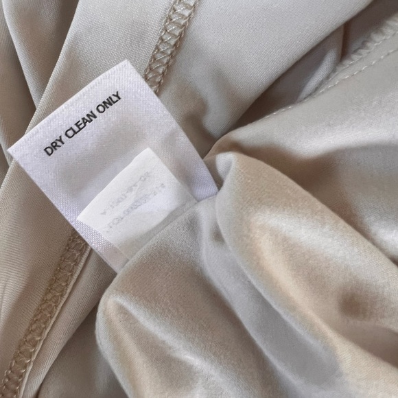 ANALILI 100% SILK  FAUX WRAP DRESS SHEER CUFF SLEEVES BOHO LAGEN-LOOK RESORTWEAR - Picture 11 of 12